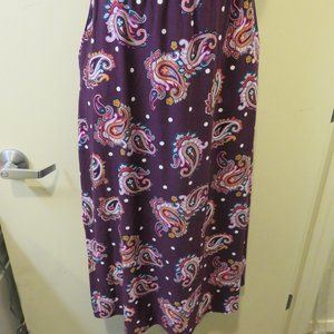 TERRA & SKY paisley design Skirt / 1x  size16/18